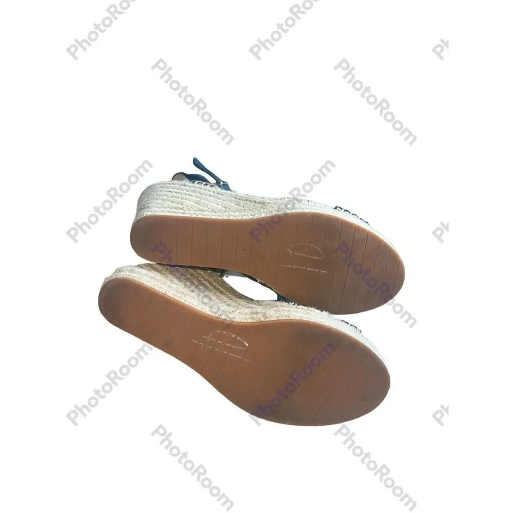 ✨Kenneth Cole Women's Olivia Cross Sandal Sz 7.5 Wedge✨